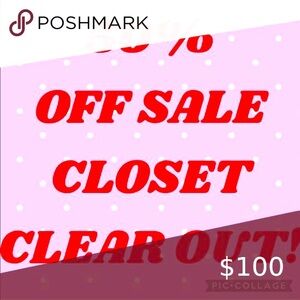 Closet Clear Out Up To 50% Off
